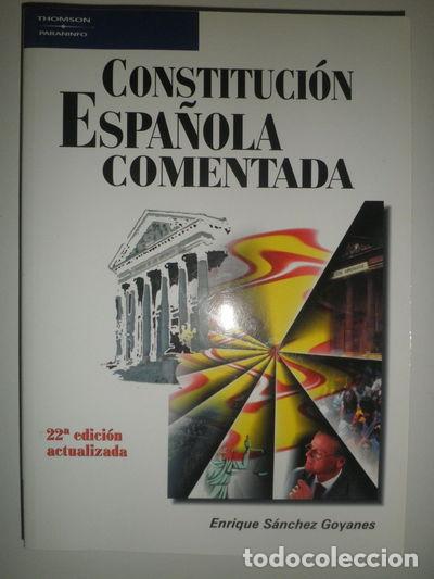 Libros: Constituci&oacute;n Espa&ntilde;ola Comentada- 9788428324595 - Foto 1