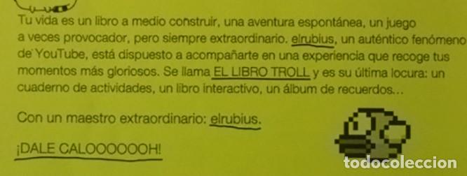 Libros: EL RUBIUS - EL LIBRO TROLL - BROMAS - HUMOR - RETOS - JUVENIL - ELRUBIUS - Foto 2