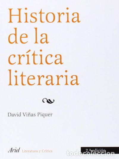 Livres: Historia de la cr&iacute;tica literaria- 9788434425125