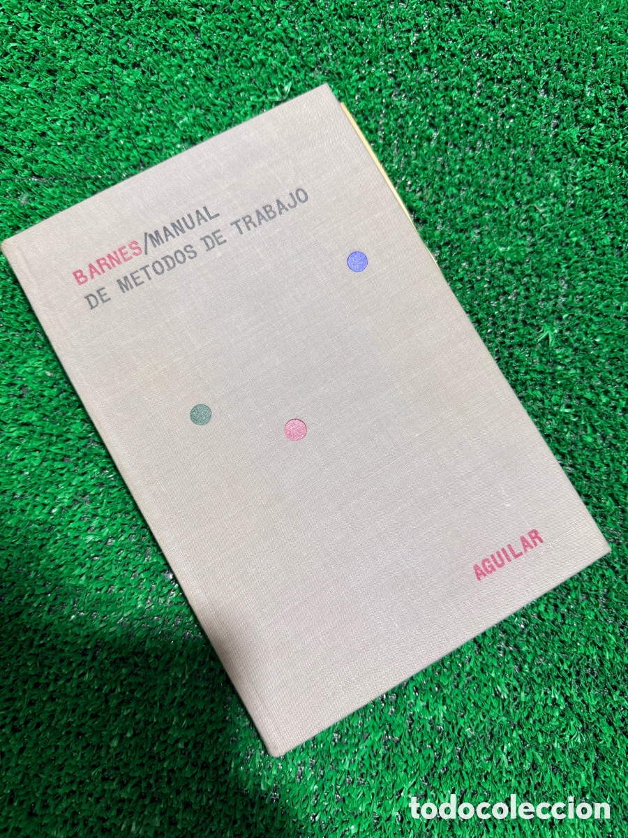 Livres: BARNES/MANUAL DE METODOS DE TRABAJO AGUILAR