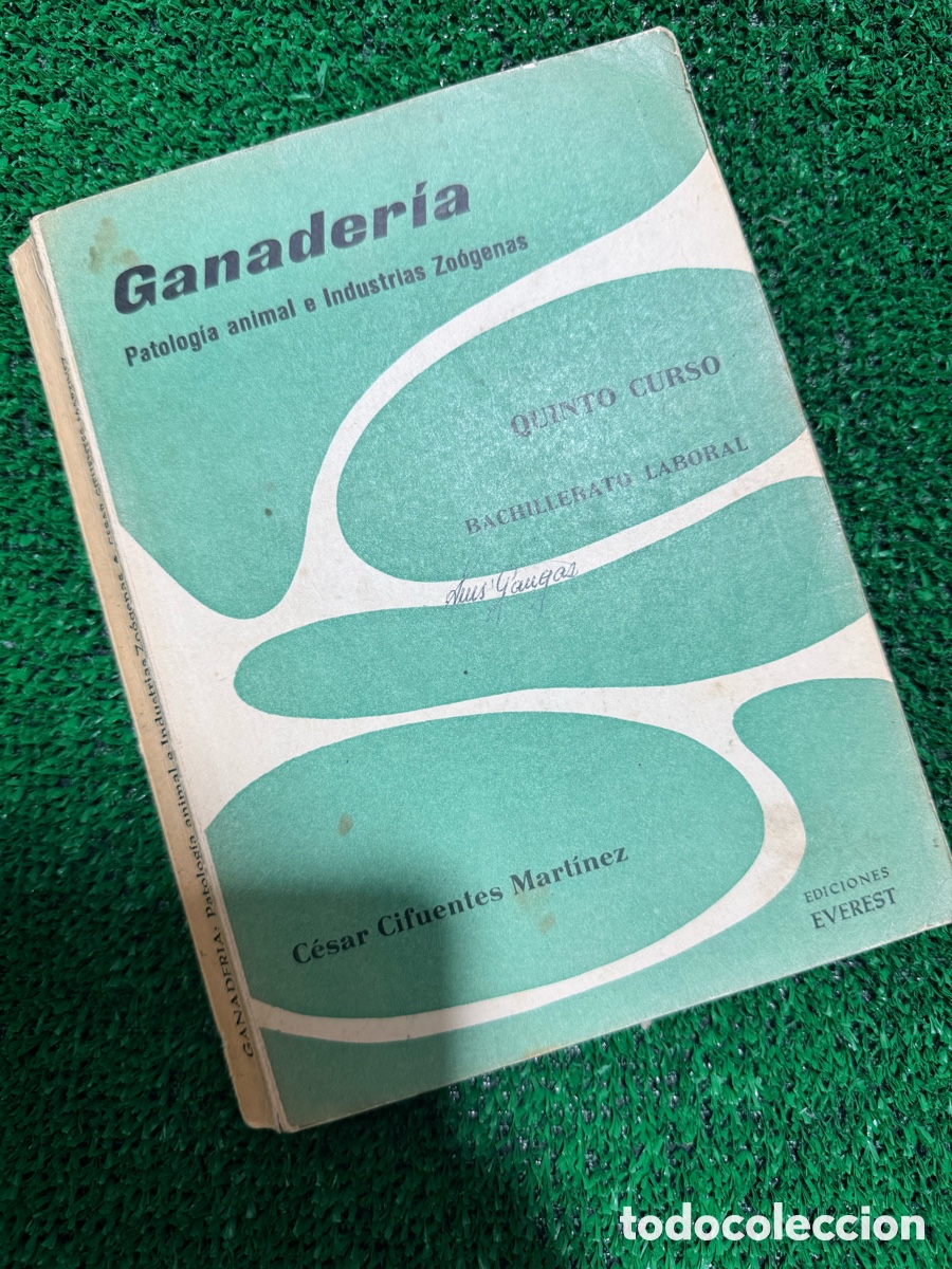 Livres: Ganader&iacute;a Patolog&iacute;a animal e Industrias Zo&oacute;genas QUINTO CURSO BACHILLERATO LABORAL