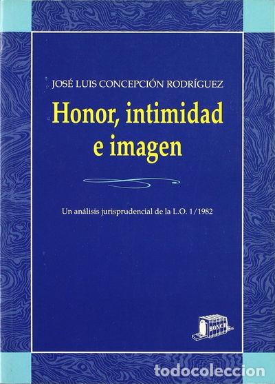books: Honor, intimidad e imagen- 9788476763568