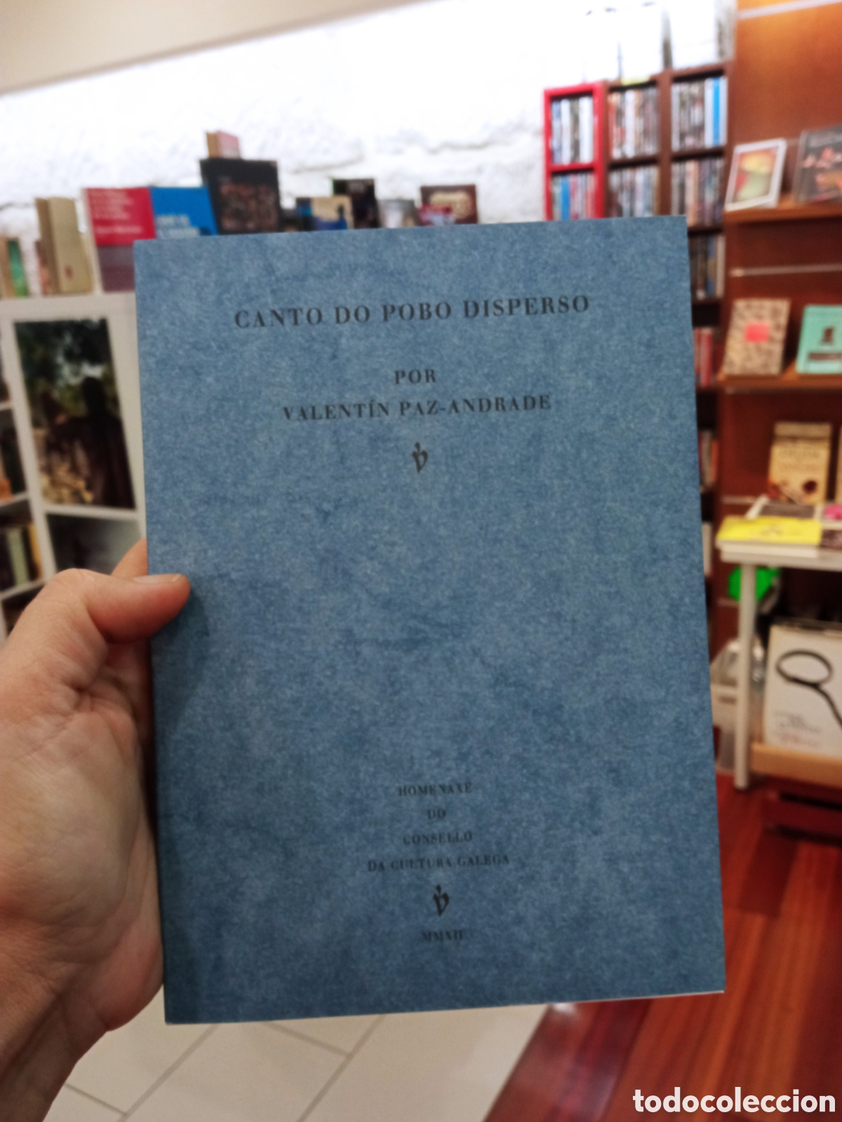 Libros: CANTO DO POBO DISPERSO - VALENT&Iacute;N PAZ ANDRADE - Foto 3