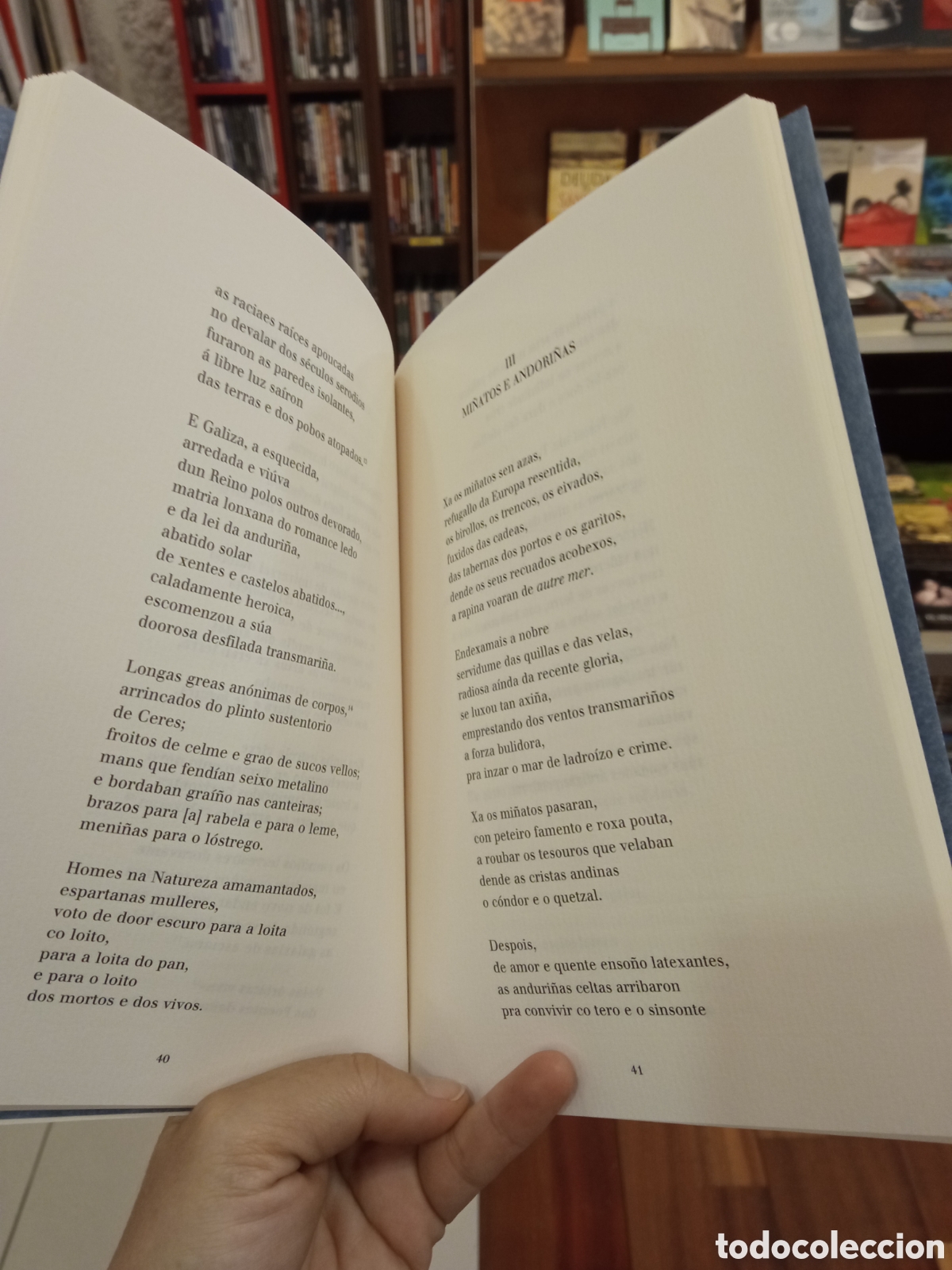 Libros: CANTO DO POBO DISPERSO - VALENT&Iacute;N PAZ ANDRADE - Foto 6