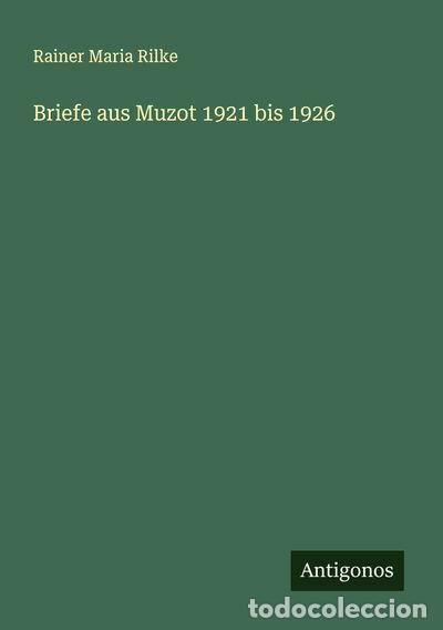 books: Briefe aus Muzot 1921 bis 1926- 9783563406397