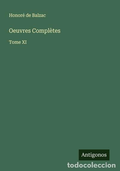 books: Oeuvres Compl&egrave;tes: Tome XI- 9783563123126