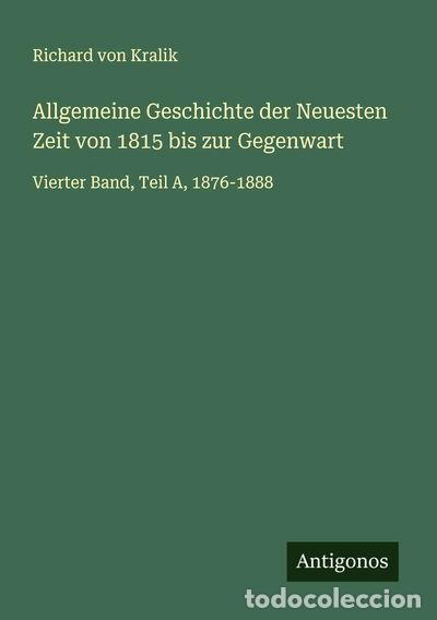B&uuml;cher: Allgemeine Geschichte der Neuesten Zeit von 1815 bis zur Gegenwart: Vierter B...- 9783563409244