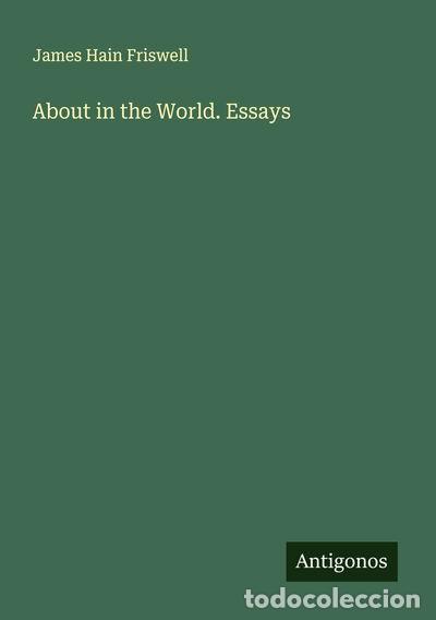 Livres: About in the World. Essays- 9783563179758