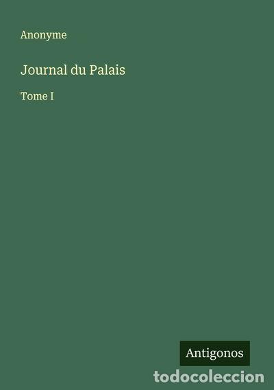 Livres: Journal du Palais Tome I- 9783563303696