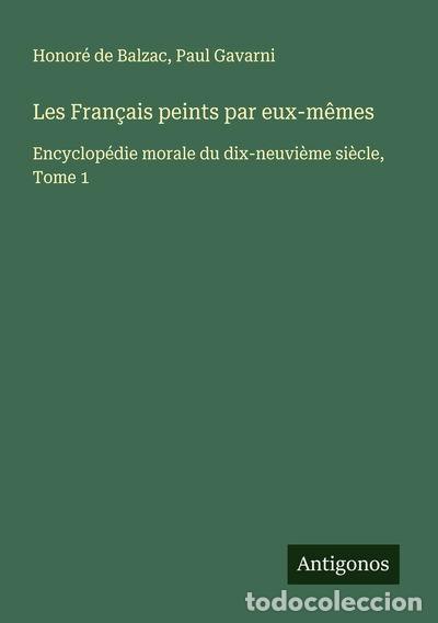 books: Les Fran&ccedil;ais peints par eux-m&ecirc;mes, Tome 1- 9783563059289