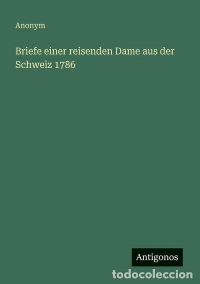 books: Briefe einer reisenden Dame aus der Schweiz 1786- 9783563119303