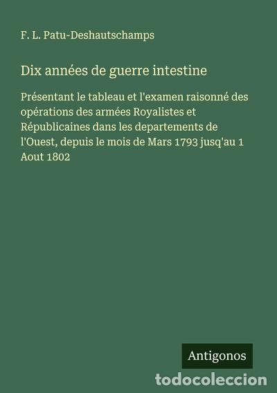 books: Dix ann&eacute;es de guerre intestine- 9783563064450