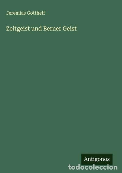 books: Zeitgeist und Berner Geist- 9783563133477
