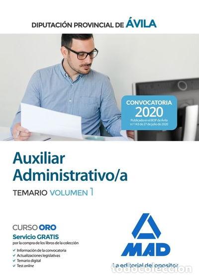 books: Auxiliar Administrativo de la Diputaci&oacute;n Provincial de &Aacute;vila. Temario volumen 1- 9788414239360