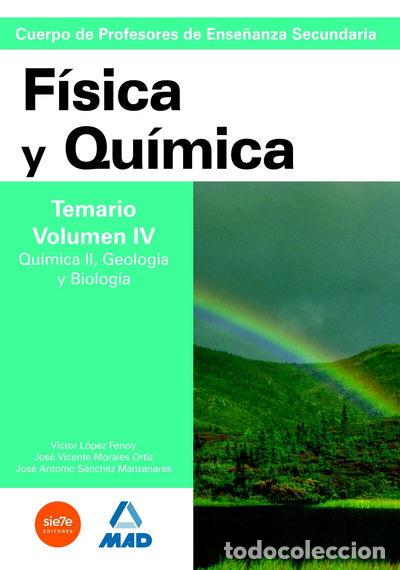 books: F&iacute;sica y qu&iacute;mica. Temario. Volumen IV- 9788466579285