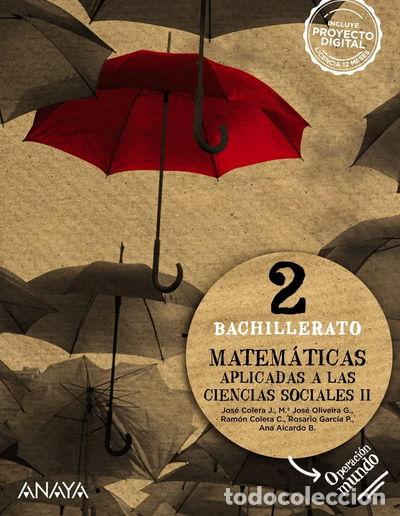Livres: Matem&aacute;ticas aplicadas a las Ciencias Sociales II- 9788414329597