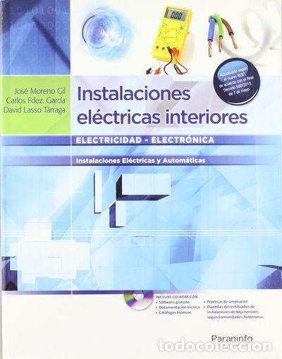 Livres: Instalaciones el&eacute;ctricas interiores- 9788497325813