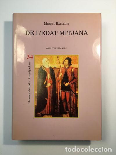 Libros: De l'edat mitjana- 9788475023779