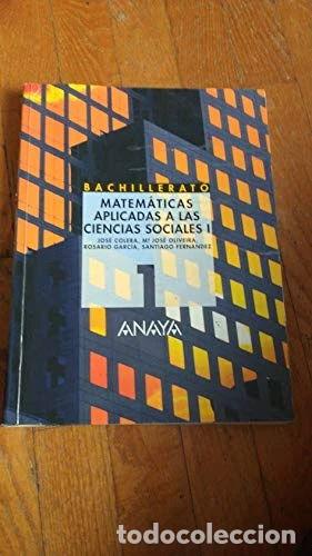 Libros: Matem&aacute;ticas aplicadas a las ciencias sociales I- 9788420799117