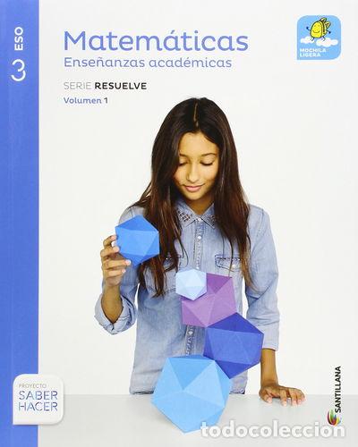 B&uuml;cher: Matem&aacute;ticas Ense&ntilde;anzas Acad&eacute;micas 3 ESO- 9788468020600