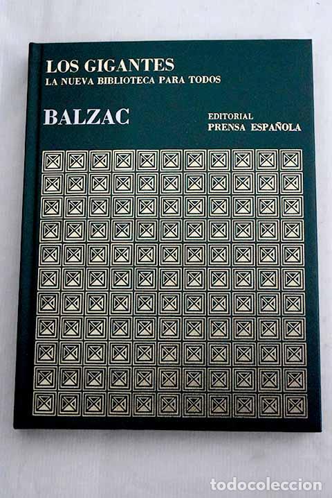 Libros: Balzac: : Prensa Espa&ntilde;ola. - Foto 1