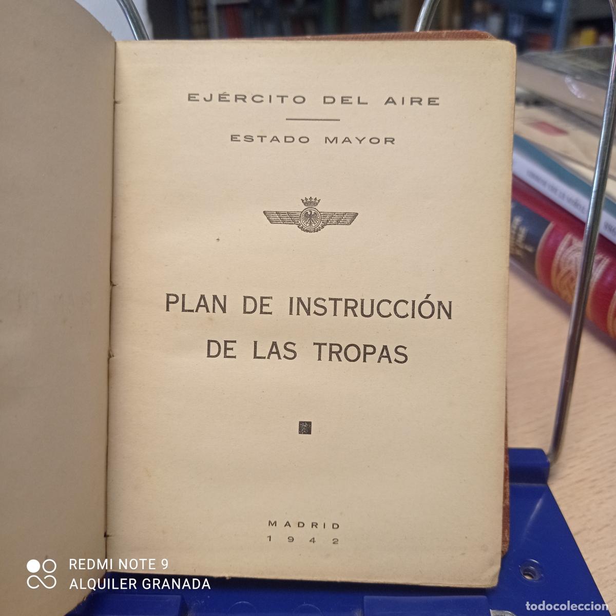 Libros: PLAN DE INSTRUCCION DE LAS TROPAS - ESTADO MAYOR EJERCITO DEL AIRE - Foto 4