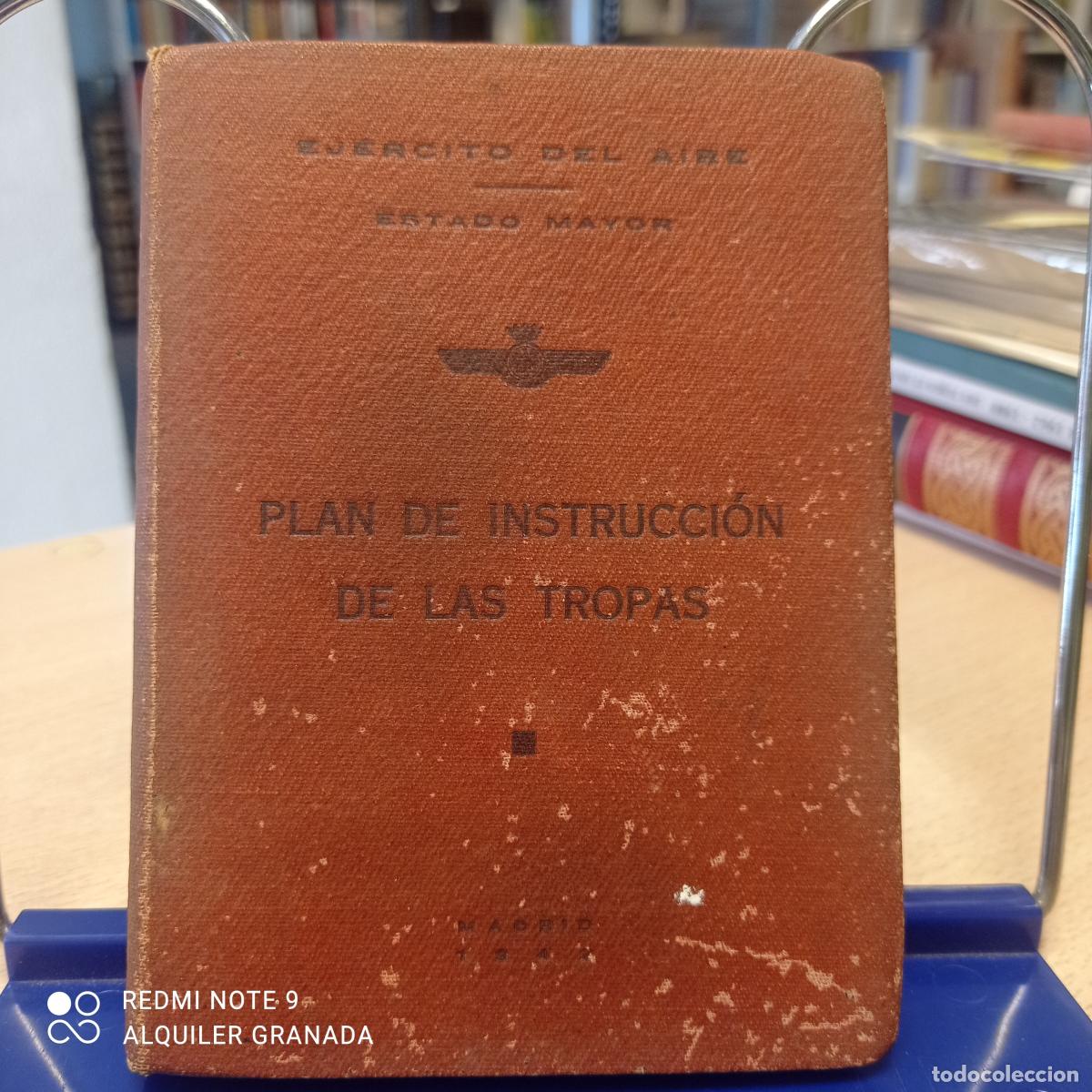 Libros: PLAN DE INSTRUCCION DE LAS TROPAS - ESTADO MAYOR EJERCITO DEL AIRE