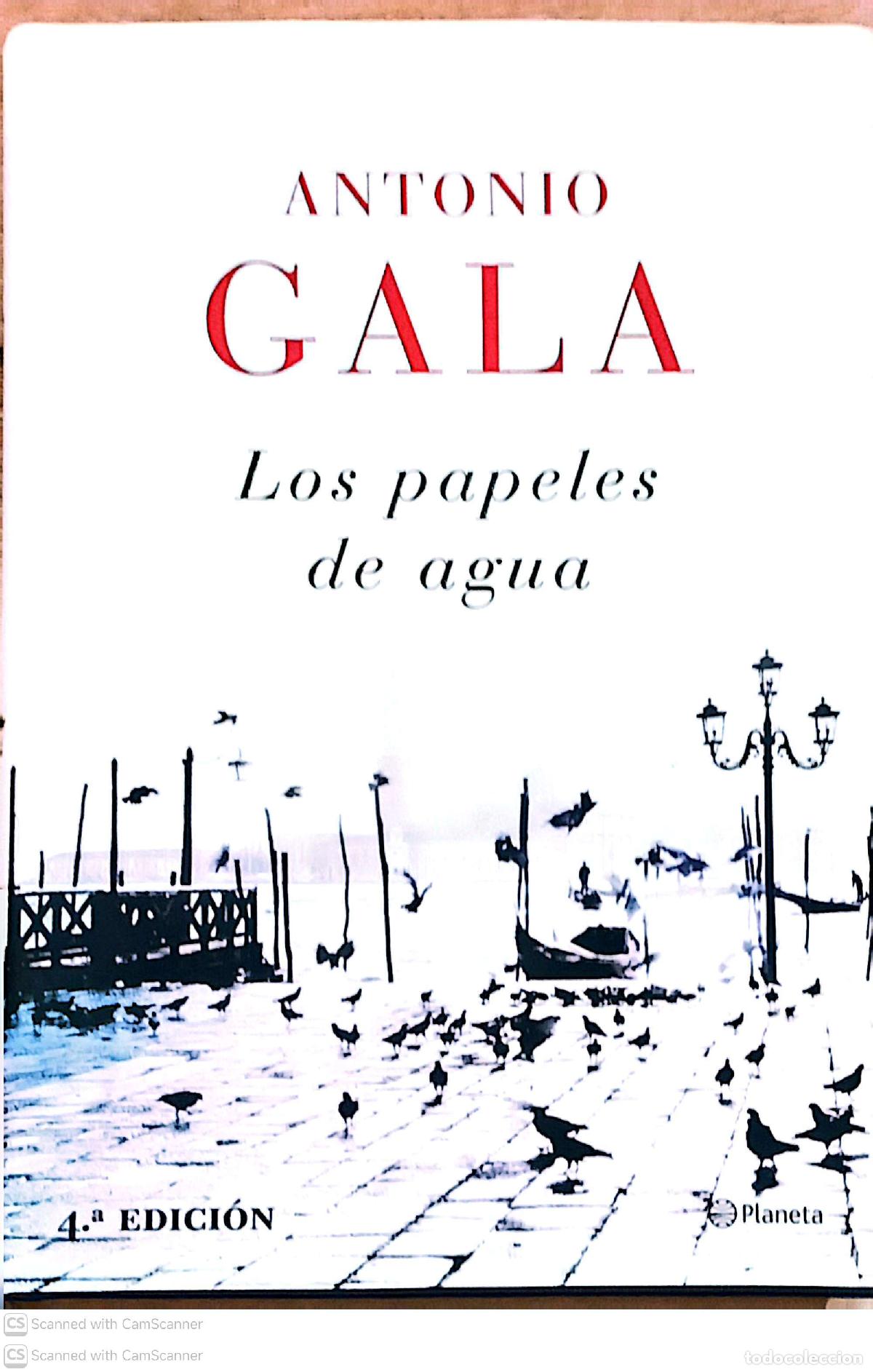 Libros: Los papeles de agua - Antonio Gala - Foto 1
