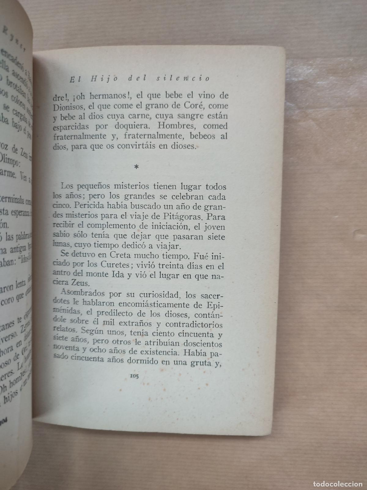 Libros: EL HIJO DEL SILENCIO. NOVELA PITAG&Oacute;RICA - &rdquo;RYNER, Han&rdquo; - Foto 4