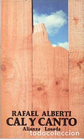 Libros: ALBERTI, Rafael.- - Cal y canto (1926-1927). - Foto 1