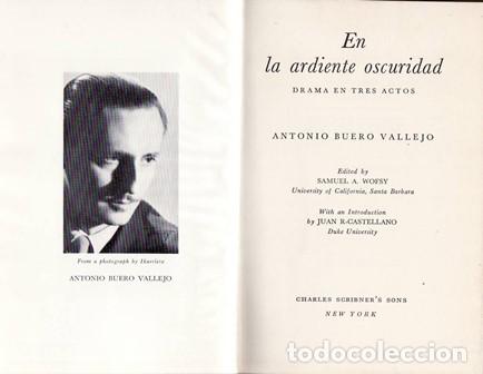 Libros: BUERO VALLEJO, Antonio.- - En la ardiente oscuridad. - Foto 1