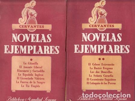 B&uuml;cher: CERVANTES, Miguel de.- - Novelas ejemplares. 2 vols.