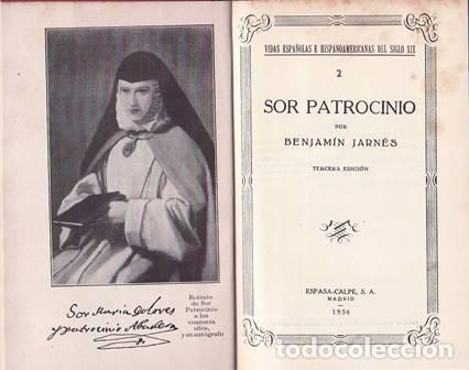 Libros: JARN&Eacute;S, Benjam&iacute;n.- - Sor Patrocinio. La monja de las llagas.