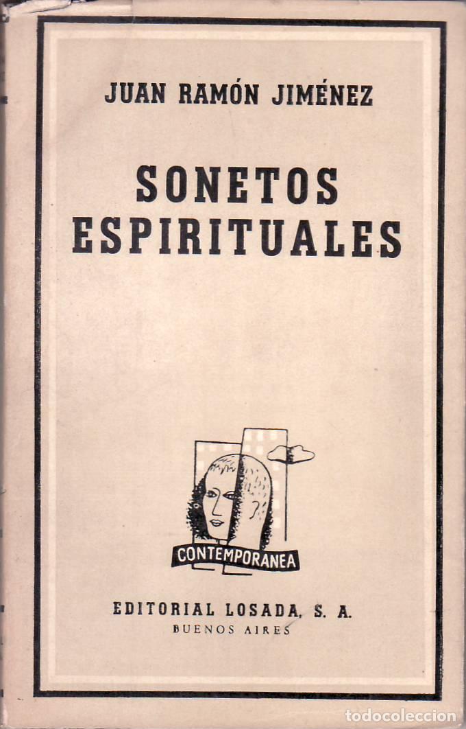 Libros: JIMENEZ, Juan Ram&oacute;n.- - Sonetos espirituales (1914-1915).