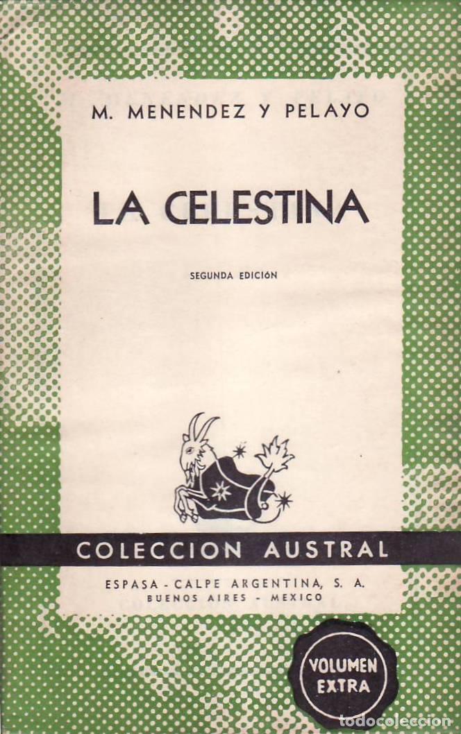 Libros: MENENDEZ PELAYO, M.- - La Celestina. - Foto 1