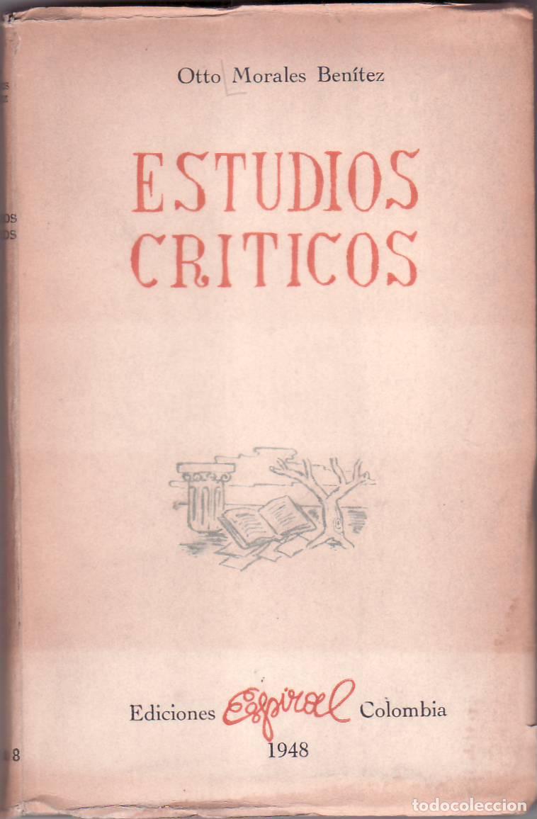 B&uuml;cher: MORALES BENITEZ, Otto.- - Estudios cr&iacute;ticos.