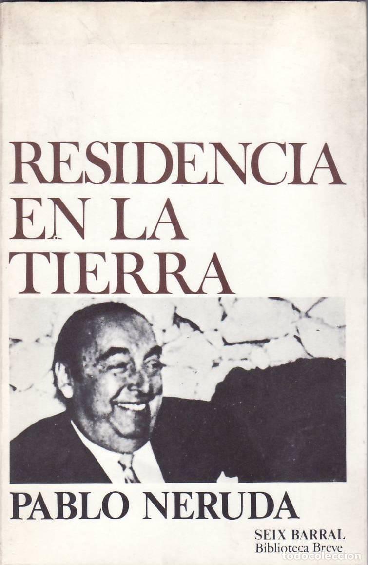 Libros: NERUDA, Pablo.- - Residencia en la tierra. - Foto 1