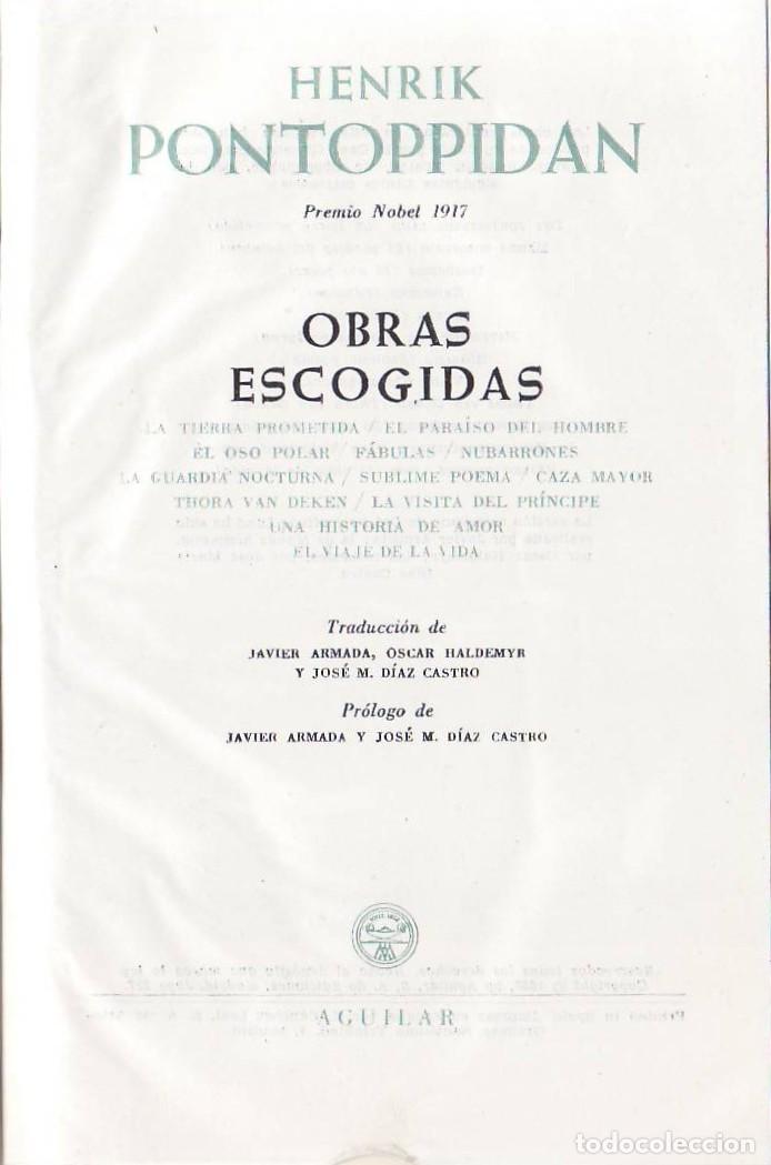 Libri di seconda mano: PONTOPPIDAN, Henrik.- - Obras escogidas.
