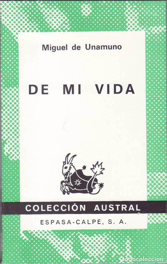 Libros: UNAMUNO, Miguel de.- - De mi vida. - Foto 1