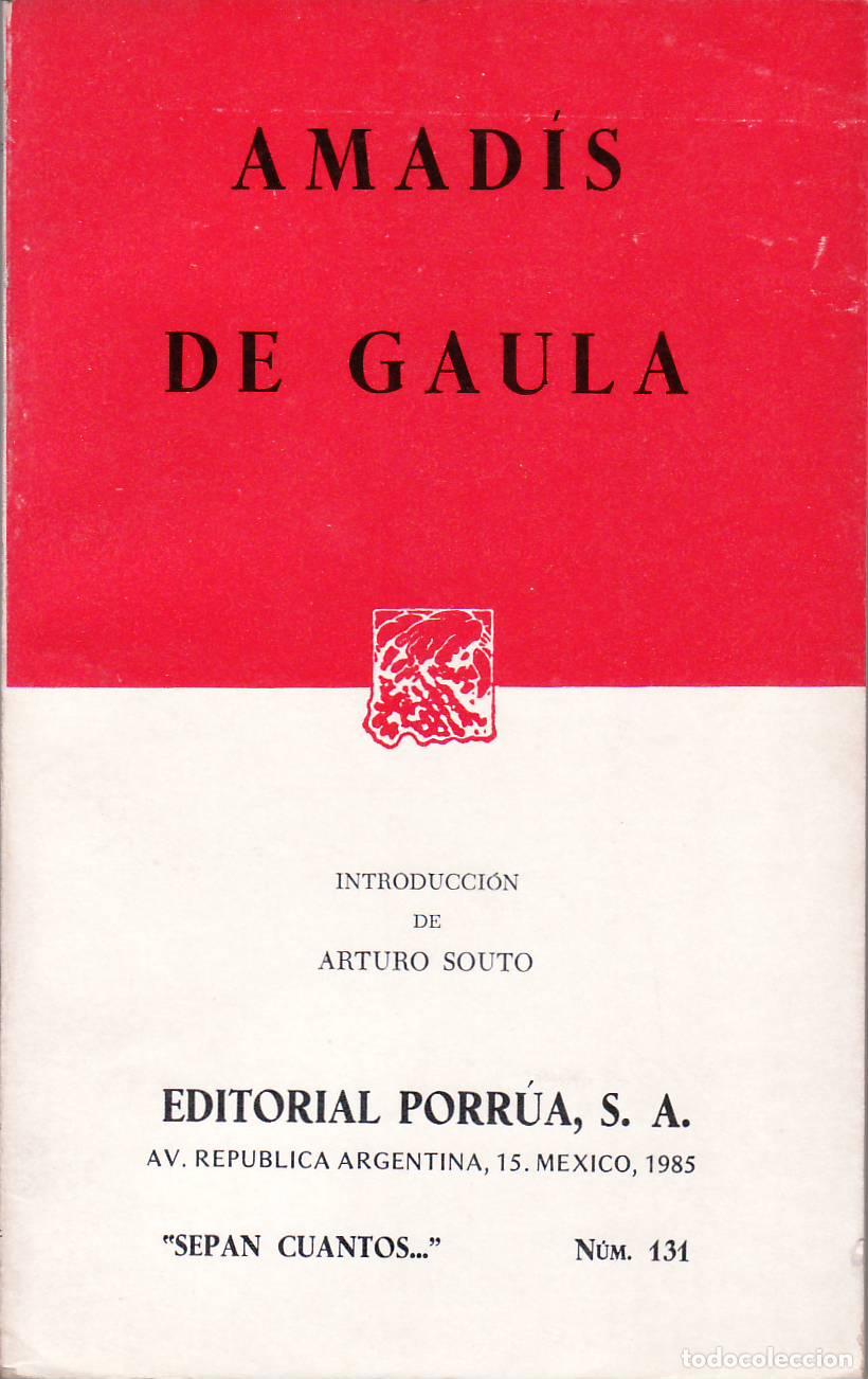 Libros: AMADIS DE GAULA.- Introducci&oacute;n de Arturo Souto. - Foto 1
