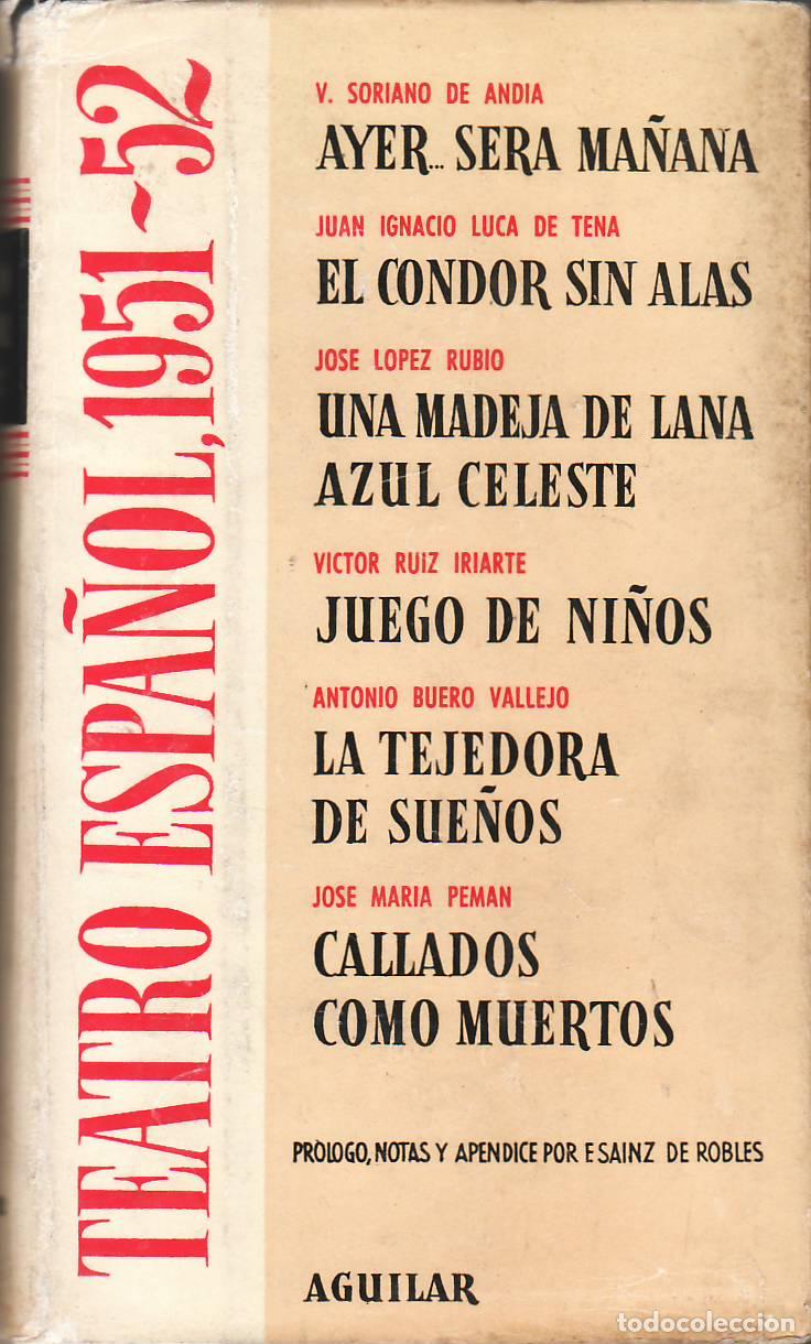 Libros: TEATRO ESPA&Ntilde;OL (1951-1952).- - Foto 1