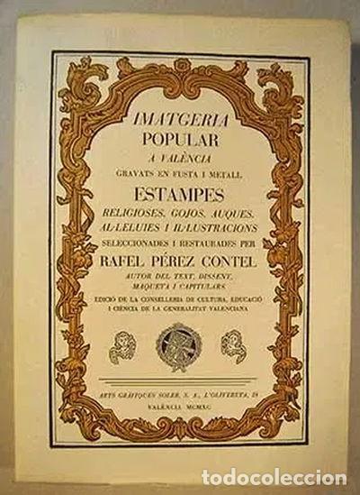Libri di seconda mano: Imatgeria popular a Val&egrave;ncia- 9788475799384