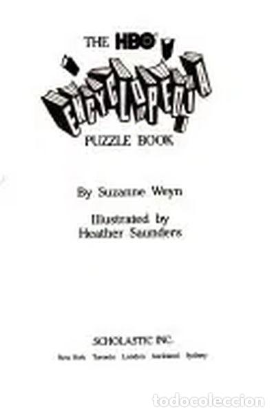 B&uuml;cher: The HBO Encyclopedia Puzzle Book- 9780590426510