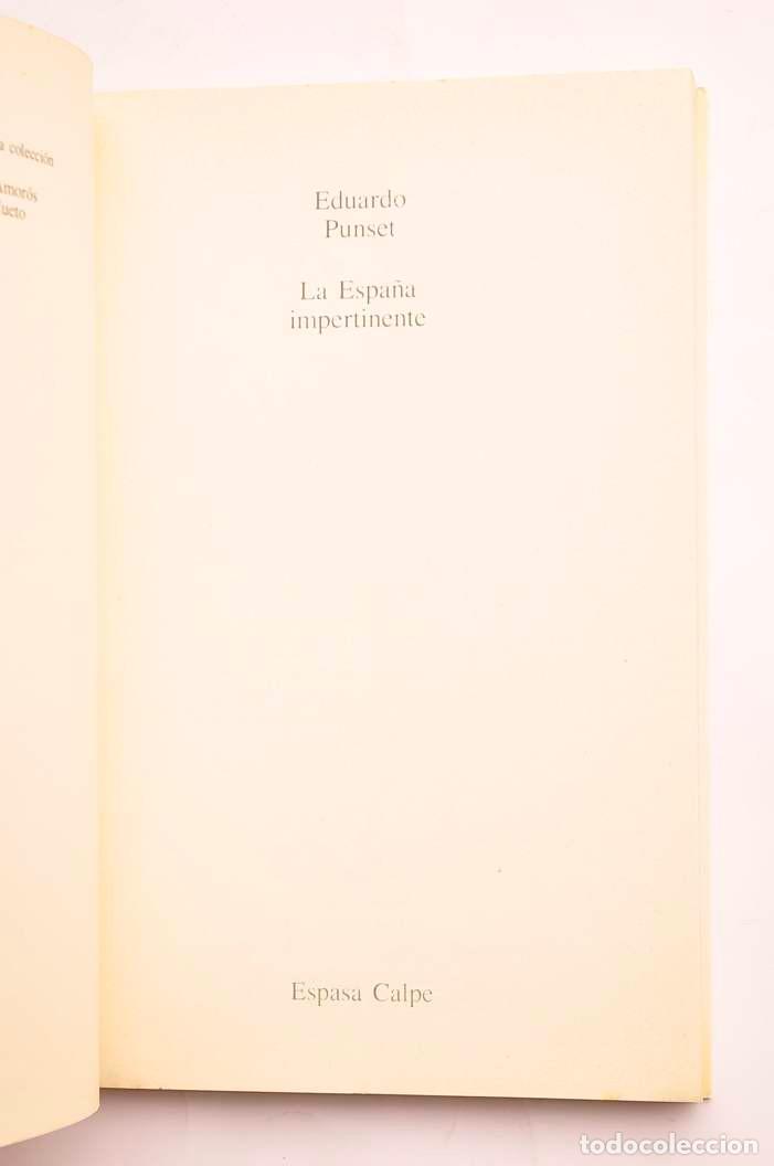 Libros: La espa&ntilde;a impertinente - PUNSET, Eduardo - Foto 2
