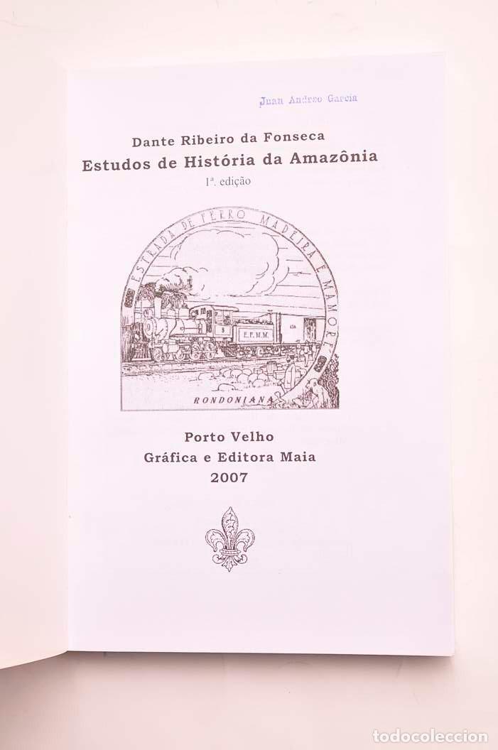 Libros: Estudios do Hist&oacute;ria da Amaz&ocirc;nia - RIBERO DA FONSECA, Dante - Foto 2