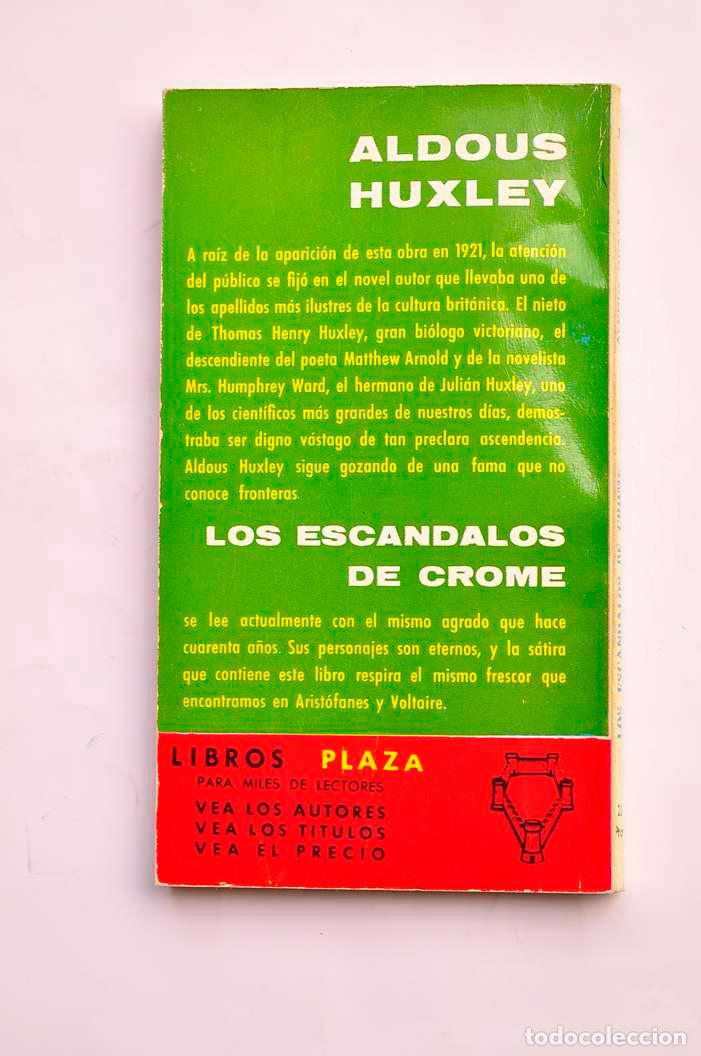 Libros: Los esc&aacute;ndalos de Crome - HUXLEY, Aldous - Foto 4
