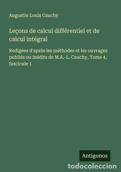 B&uuml;cher: Le&ccedil;ons de calcul diff&eacute;rentiel et de calcul int&eacute;gral- 9783563050859