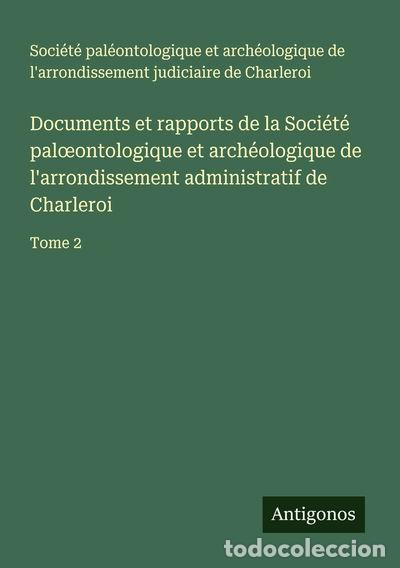B&uuml;cher: Documents et rapports de la Soci&eacute;t&eacute; pal&eacute;ontologique et arch&eacute;ologique de l'arr...- 9783563050507