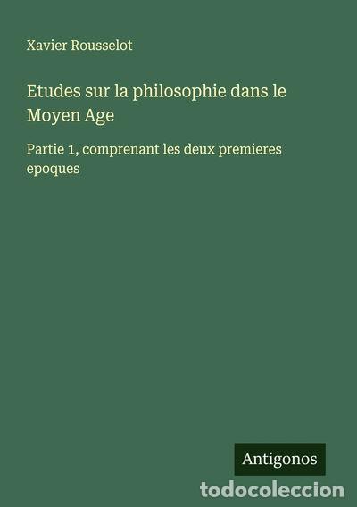 Libri di seconda mano: Etudes sur la philosophie dans le Moyen Age- 9783563051368