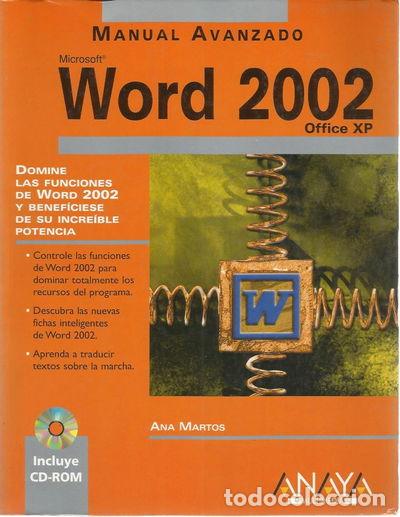 Libros: Manual avanzado de Microsoft Word 2002- 9788441512313 - Foto 1